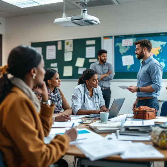 Aviation English class in session