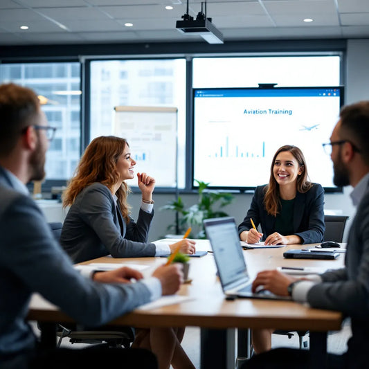 Aviation English training session