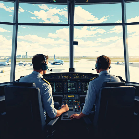 Pilot and controller in communication