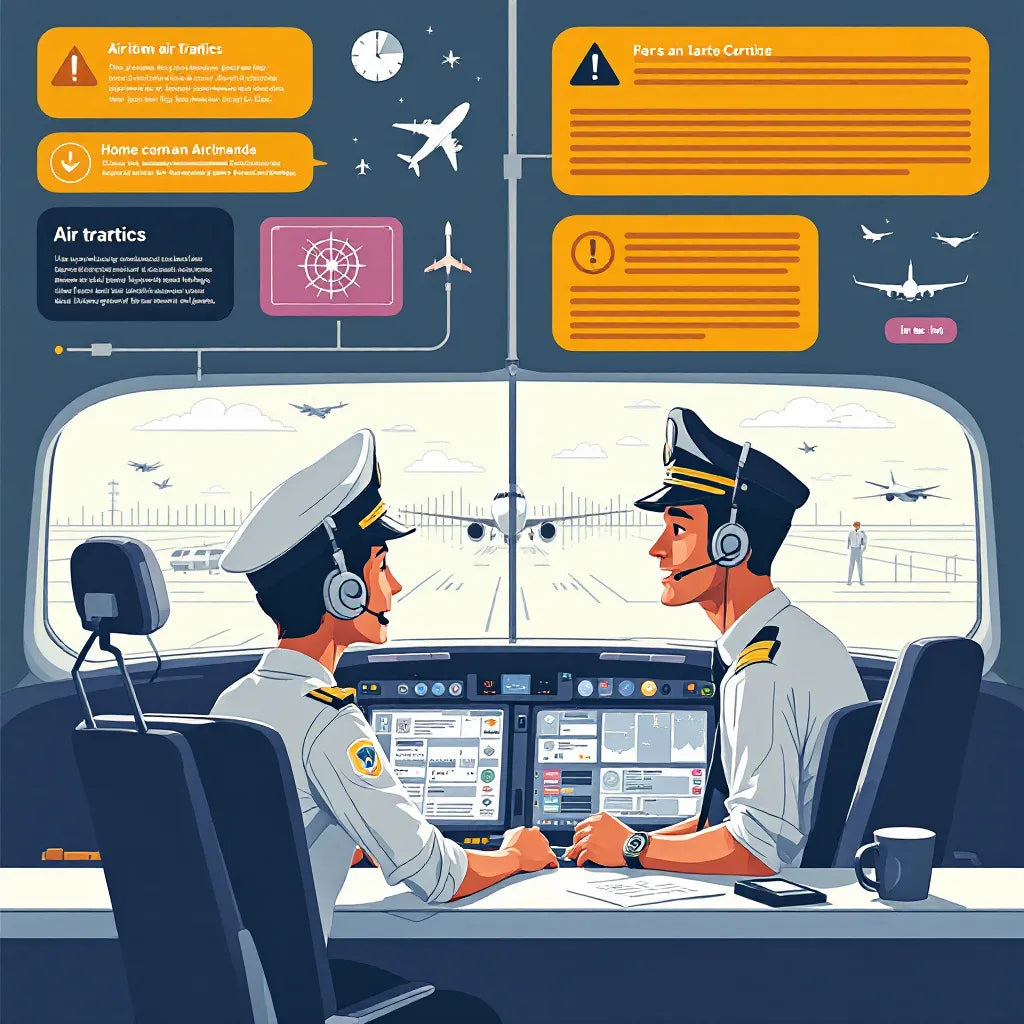 pilot and air traffic controller communication