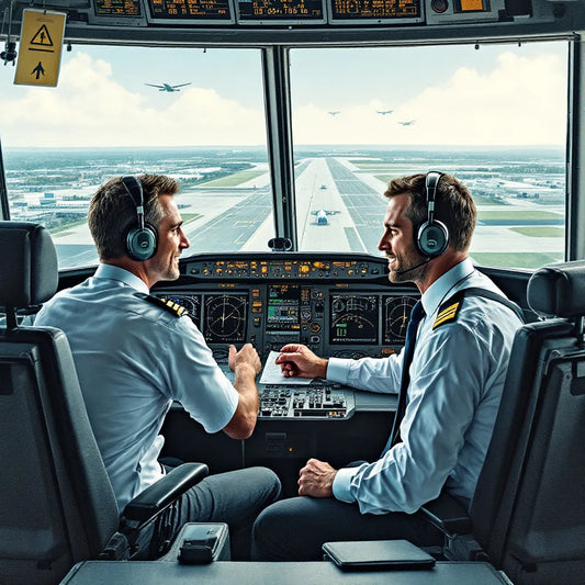 pilot and air traffic controller communication