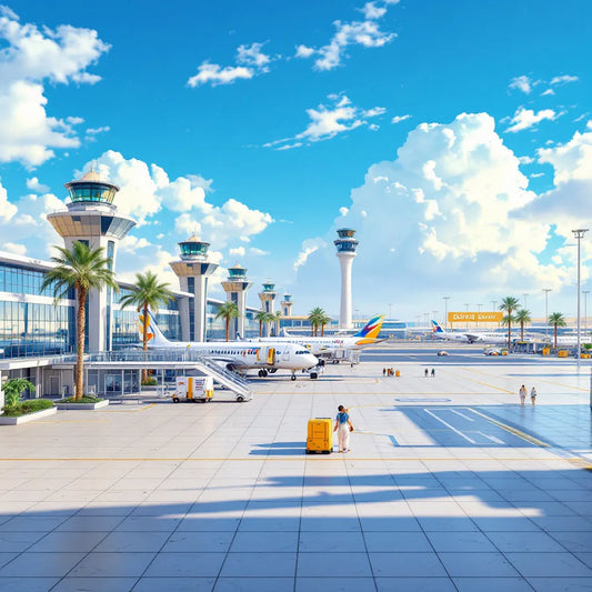 Egyptian airport terminal