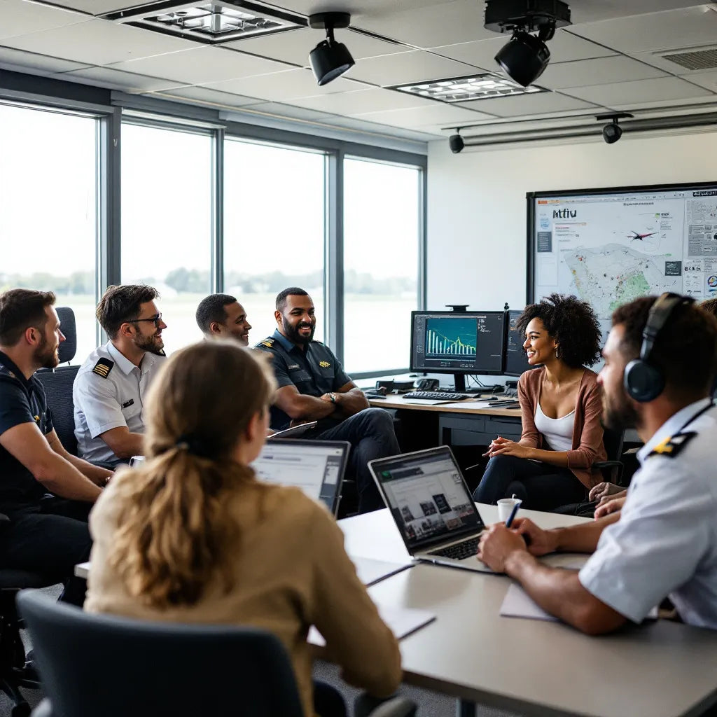 Aviation English classroom session