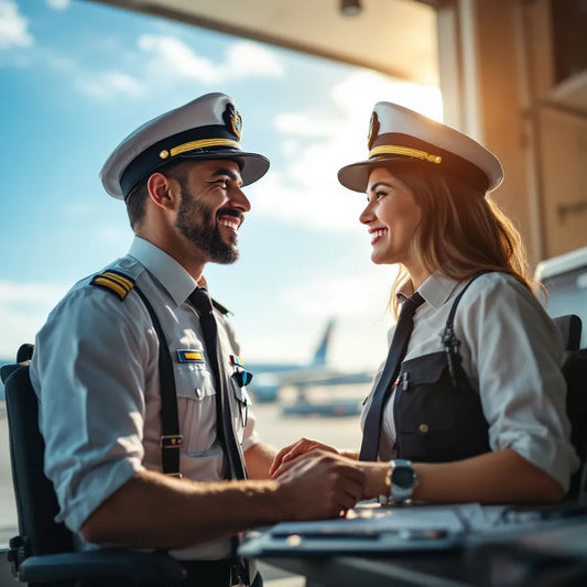 Pilot and controller communicating