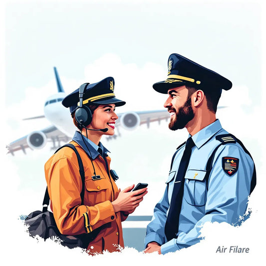 pilot and air traffic controller communication