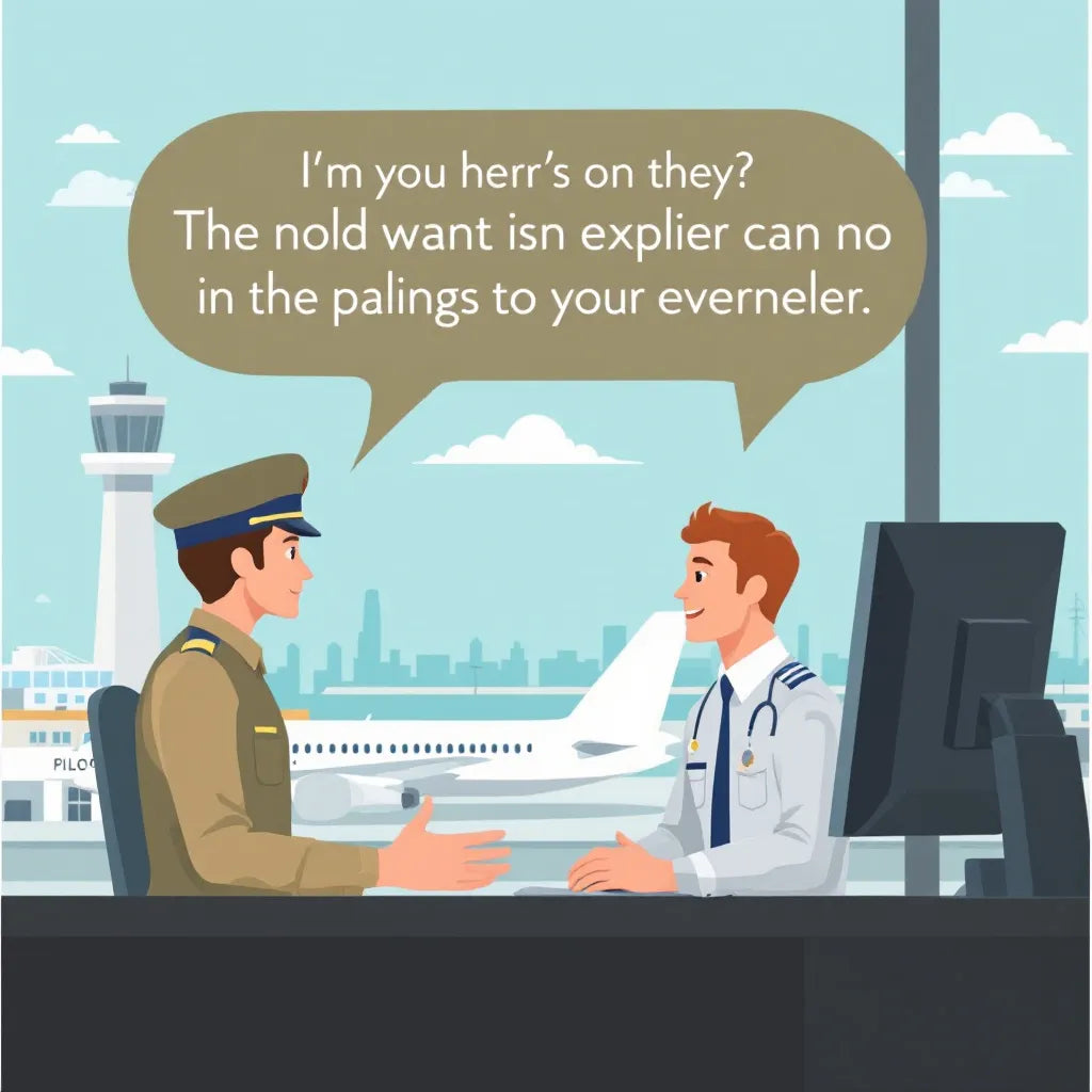 pilot and air traffic controller communication